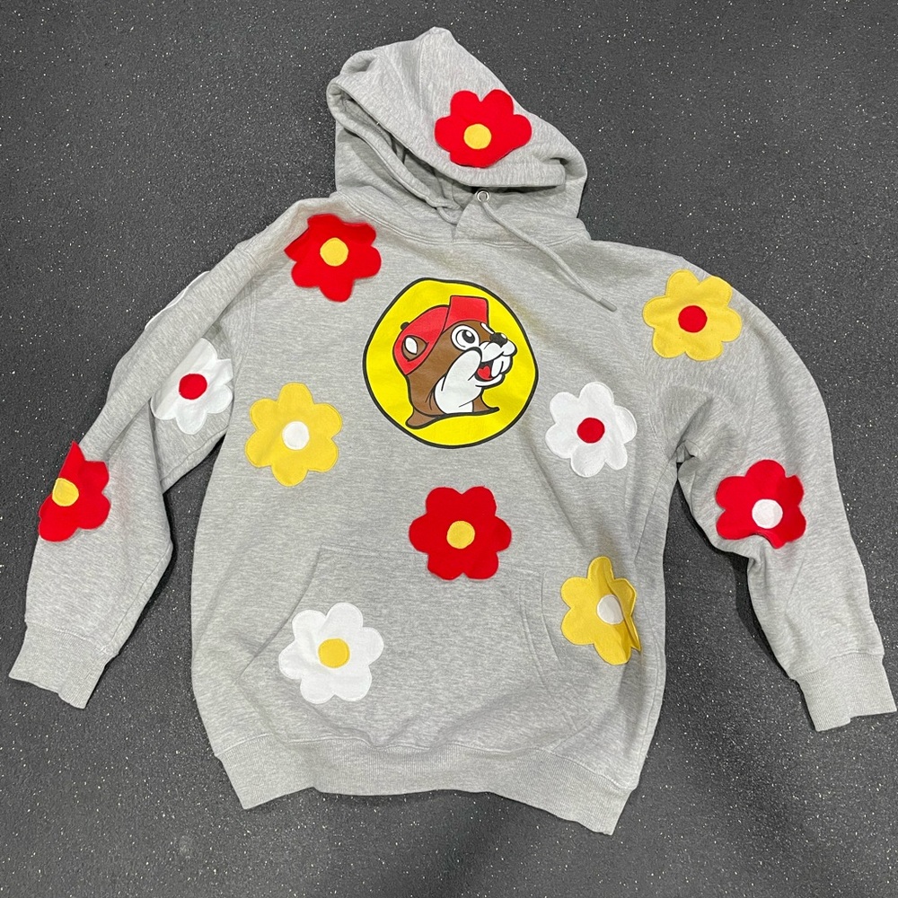 Buc-ee’s OOAK Upcycled hoodie medium